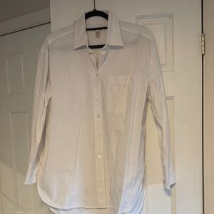 Banana Republic White Casual Button Down Shirt